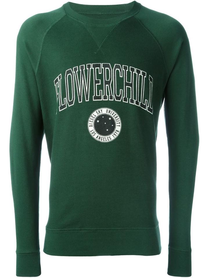 Diesel Flowerchild Print Sweatshirt