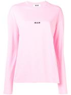 Msgm Logo T-shirt - Pink