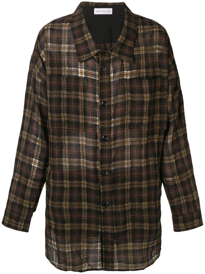 Faith Connexion Plaid Shirt - Brown