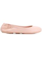 Salvatore Ferragamo Ballerina Flats - Pink & Purple