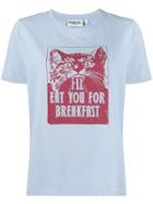 Essentiel Antwerp Printed Slogan T-shirt - Blue