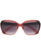 Gucci Eyewear Oversized Ombré Sunglasses - Brown