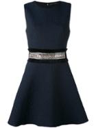 Amen - Flared Mini Dress - Women - Polyamide/polyester/spandex/elastane/glass - 40, Blue, Polyamide/polyester/spandex/elastane/glass