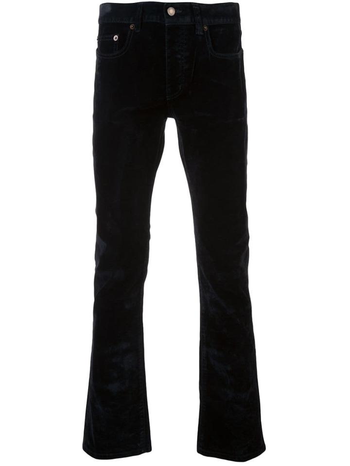 Saint Laurent Slim Bootcut Jeans - Black