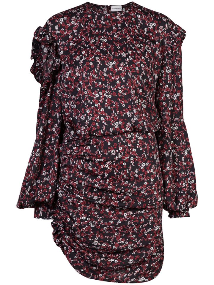 Magda Butrym Acapulco Floral Mini Dress - Black