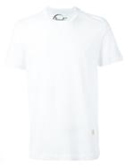 Raf Simons Embroidered Logo T-shirt, Men's, Size: Medium, White, Cotton