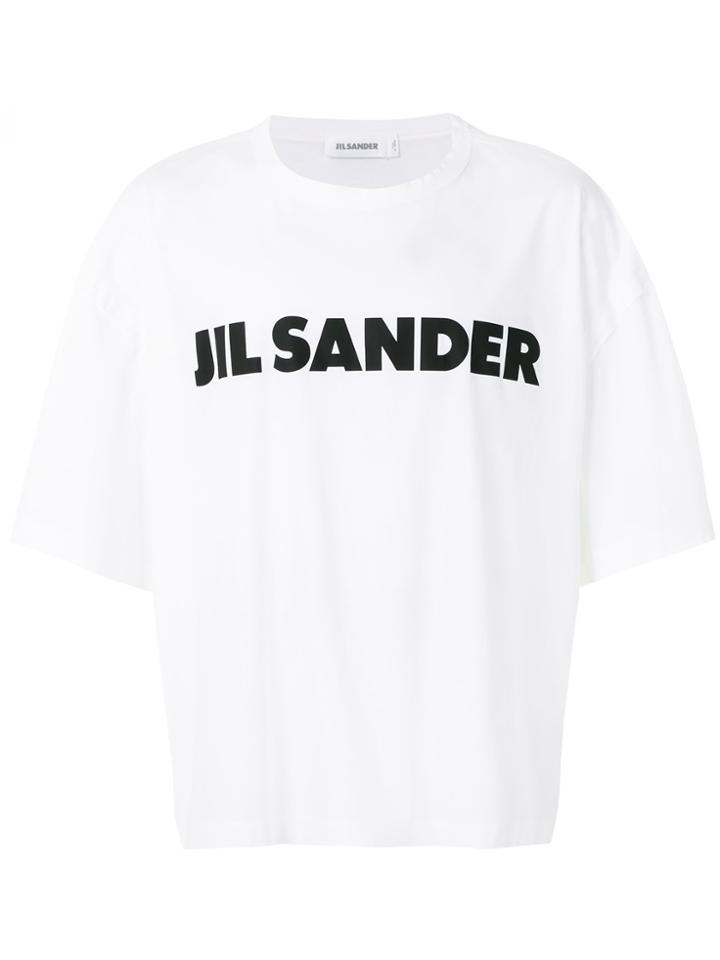 Jil Sander Logo Print T-shirt - White