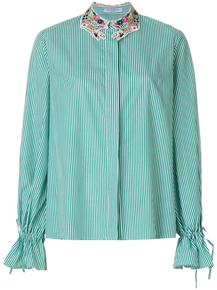 Vivetta Drawstring Cuff Shirt - Green