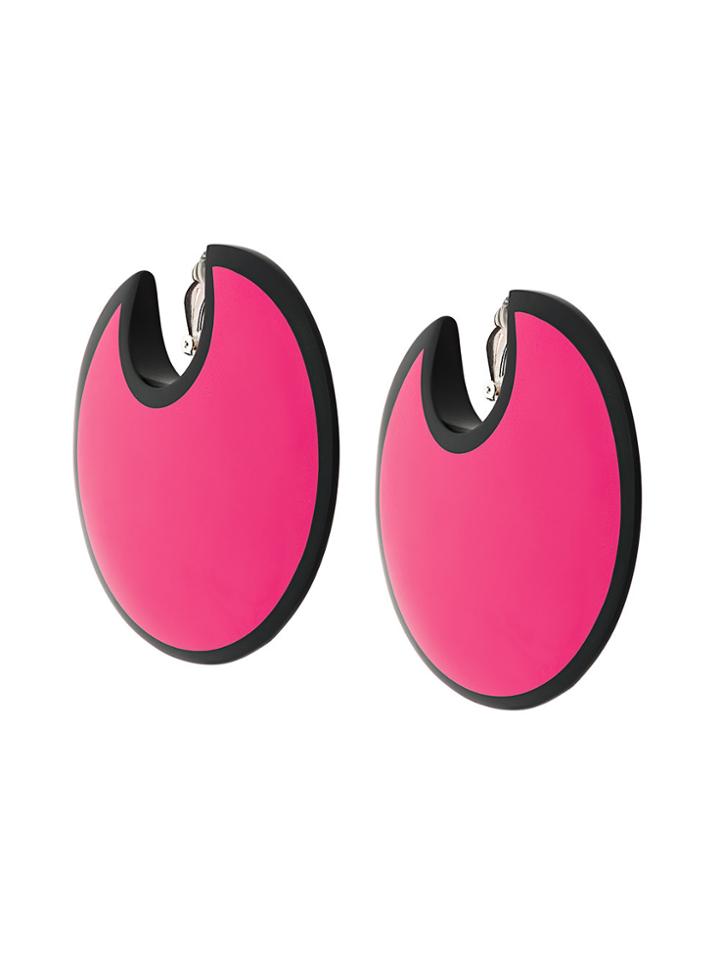 Monies Large Round Earrings - Multicolour