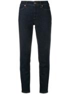 Cambio Ankle Zips Jeans - Blue