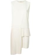 Mm6 Maison Margiela Asymmetric Pleated Hem Dress