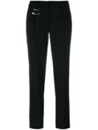 Versus - Safety Pin Detail Trousers - Women - Polyamide/polyester/spandex/elastane/viscose - 38, Black, Polyamide/polyester/spandex/elastane/viscose