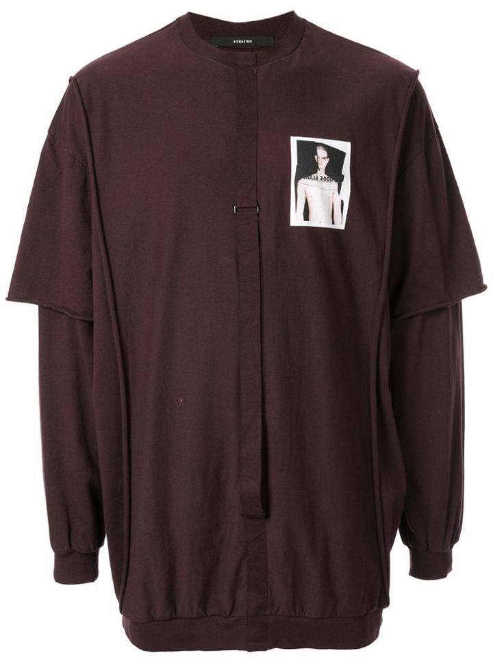 Komakino Layered Sweatshirt - Purple