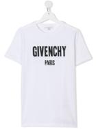 Givenchy Kids Logo T-shirt - White