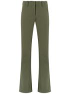 Gloria Coelho - Straight Trousers - Women - Elastodiene/polyamide - 38, Green, Elastodiene/polyamide