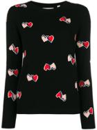 Chinti & Parker Love Heart Sweater - Black