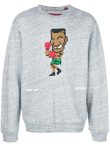 Mostly Heard Rarely Seen 8-bit Knock Out Sweatshirt - Grey