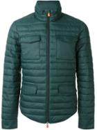 Save The Duck Padded Jacket, Men's, Size: M, Green, Nylon/polyester