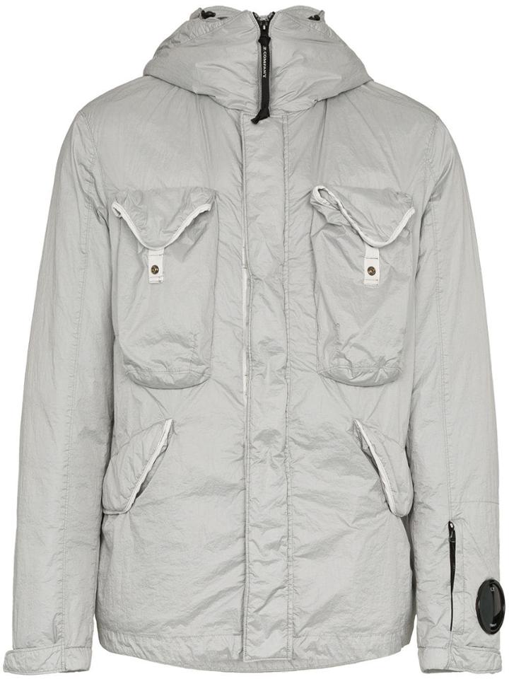 Cp Company Nyfoil Goggle Jacket - Grey
