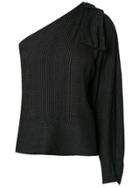 Lilly Sarti Claire Stripes Blouse - Black
