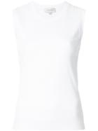 Ck Calvin Klein Ribbed Tank - White