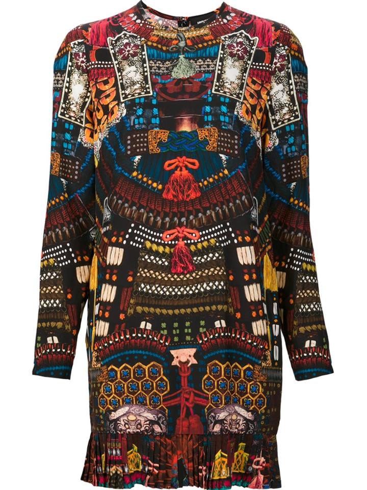 Dsquared2 All-over Japanese Print Dress - Multicolour