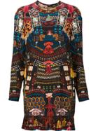 Dsquared2 All-over Japanese Print Dress - Multicolour