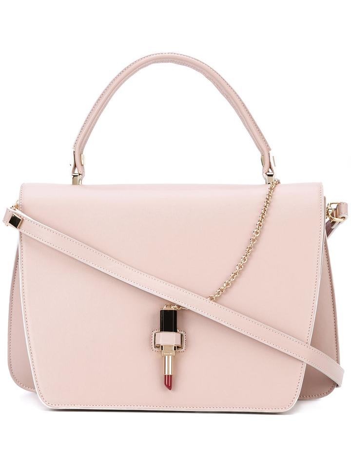 Giancarlo Petriglia Lipstick Charm Tote, Women's, Pink/purple, Calf Leather