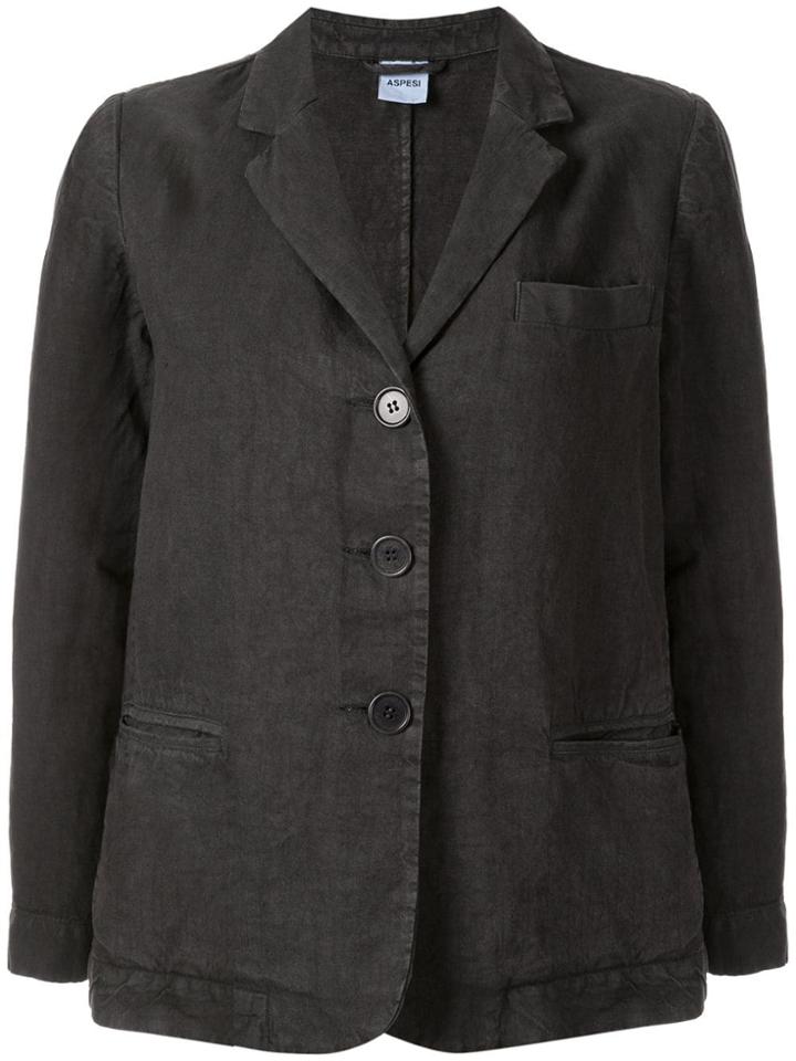 Aspesi Single-breasted Jacket - Grey