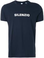 Aspesi Slogan Short-sleeve T-shirt - Blue
