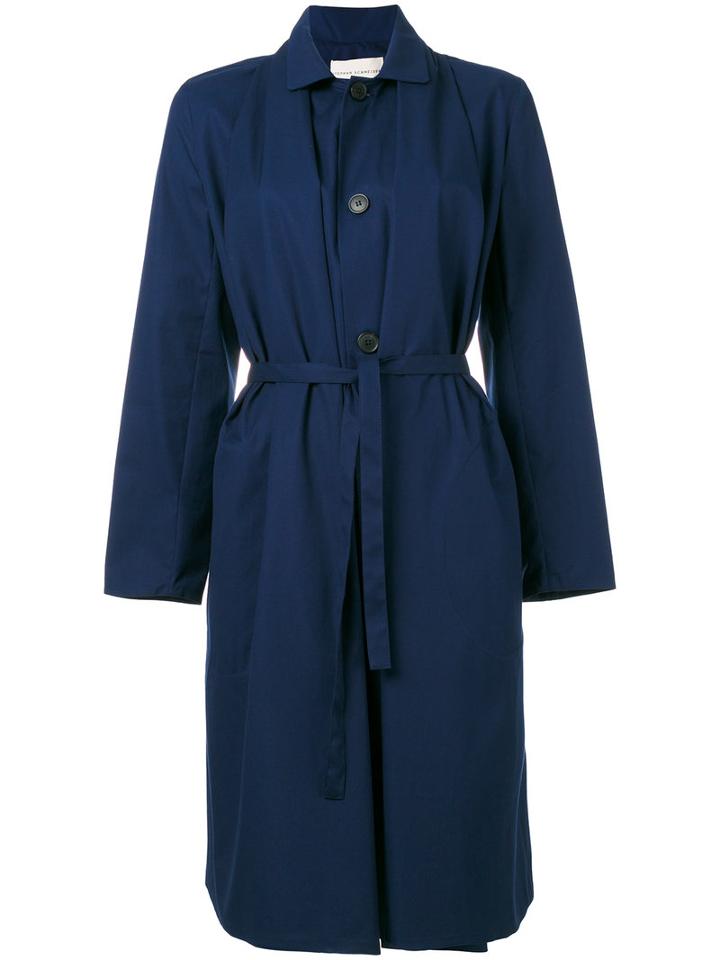 Stephan Schneider - Slow Coat - Women - Cotton - M, Women's, Blue, Cotton
