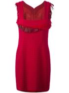 Chanel Vintage Fringed Detail Dress - Red