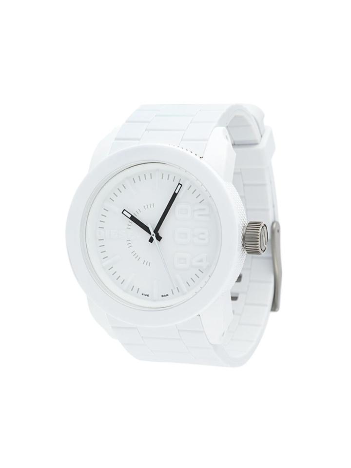 Diesel Round Analog Watch - White