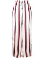 Monse Striped Relaxed Pants - White