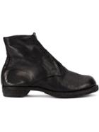 Guidi Slip-on Fitted Boots - Black