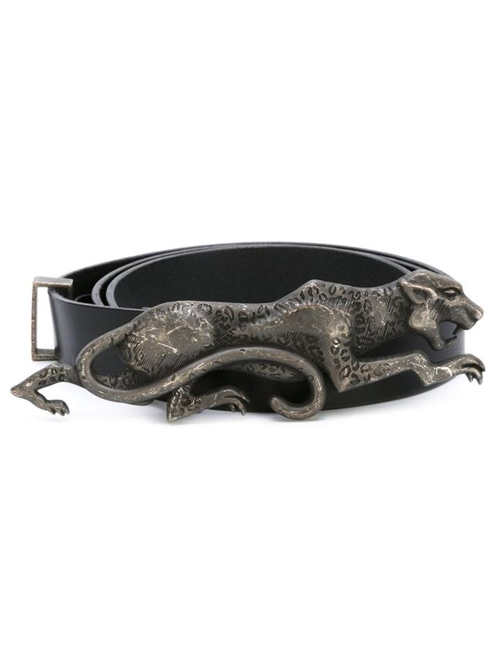 Haider Ackermann Leopard Buckle Belt