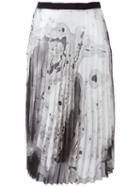 Aviù Pleated Midi Skirt