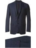 Caruso Slim Three Piece Suit - Blue