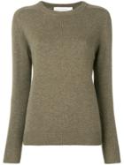 Victoria Beckham Round Neck Jumper - Green