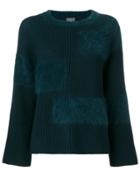 Lorena Antoniazzi Faux-fur Embellished Jumper - Green