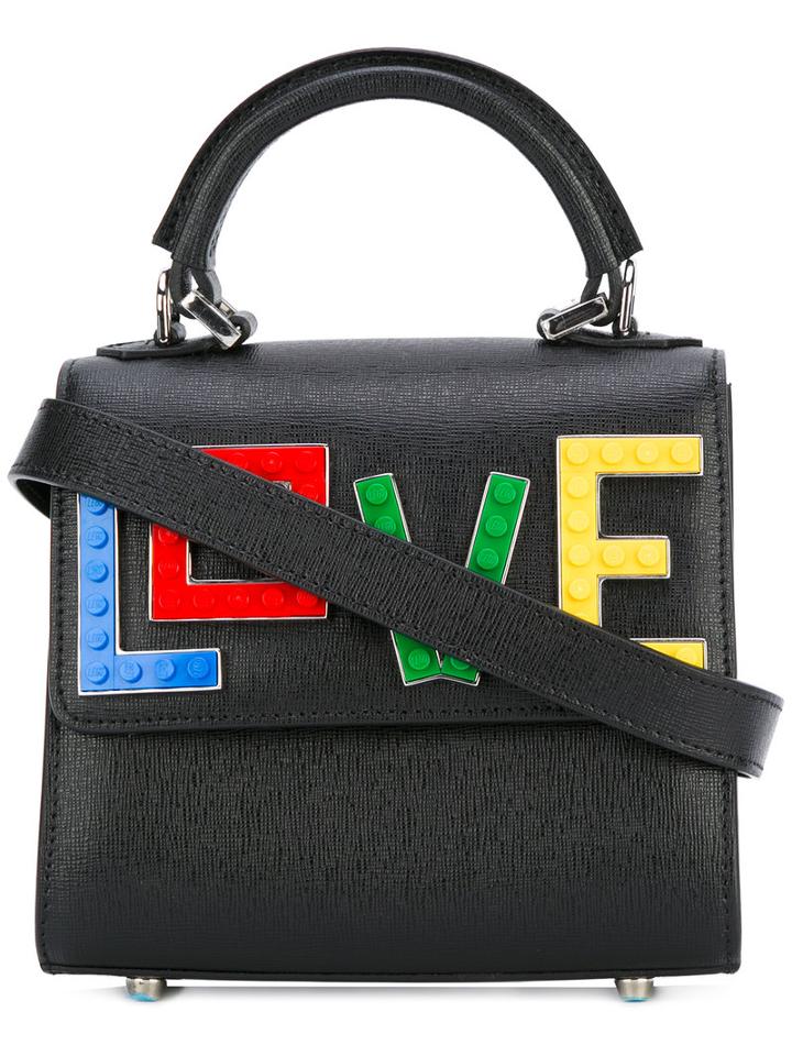 Les Petits Joueurs - Micro Alex Rainbow Bag - Women - Calf Leather - One Size, Black, Calf Leather