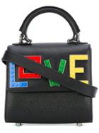 Les Petits Joueurs - Micro Alex Rainbow Bag - Women - Calf Leather - One Size, Black, Calf Leather