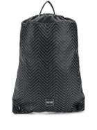 Versace Jeans Couture Chevron Logo Backpack - Black