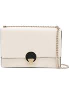 Vivienne Westwood Flap Crossbody Bag, Women's, White, Calf Leather/metal (other)