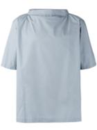 Comme Des Garçons Shirt Open Collar Shortsleeved Shirt, Men's, Size: Medium, Grey, Cotton