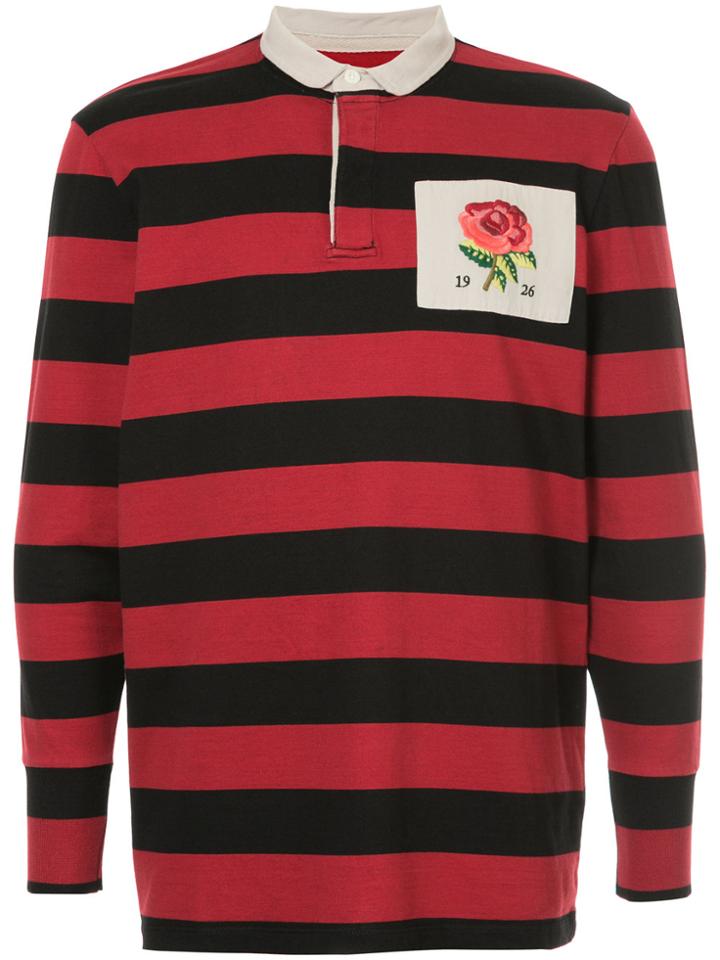 Kent & Curwen Striped Polo Shirt - Red