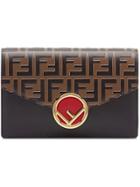Fendi Ff Wallet On Chain - Black