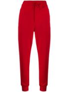 Y-3 Drawstring Track Trousers - Red