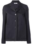Jil Sander Straight Fit Blazer - Blue