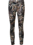 7 For All Mankind Printed Skinny Trousers, Women's, Size: 31, Cotton